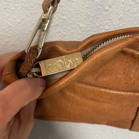 KOOBA Erin Brown Leather Convertible Bag - Picture 7 of 16